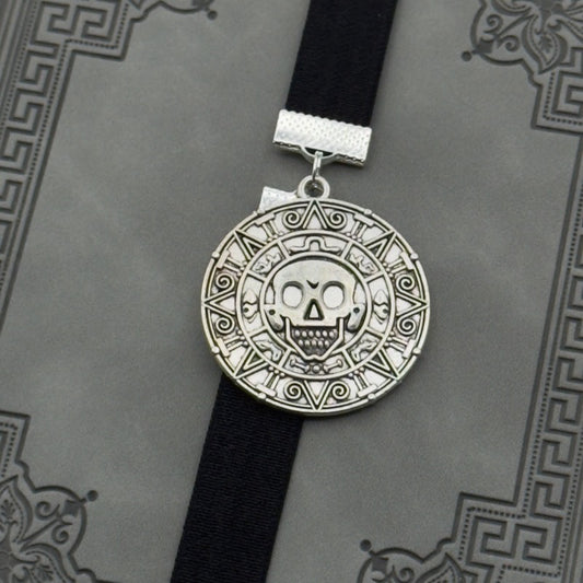 Pirates of The Caribbean Amulet Elastic Bookmark