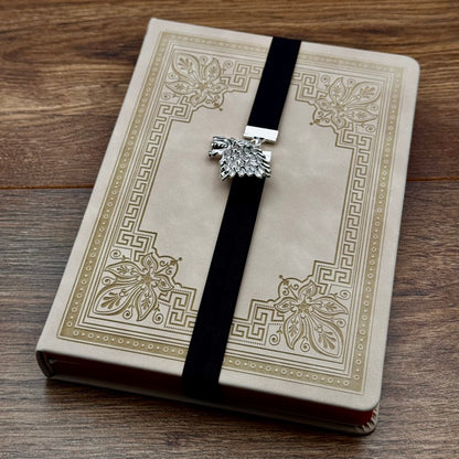 Game of Thrones House Stark Dire Wolf Elastic Bookmark