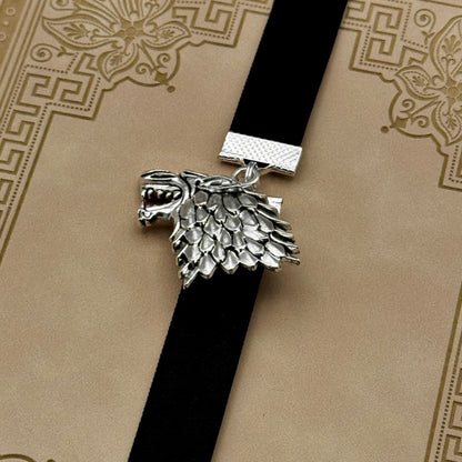 Game of Thrones House Stark Dire Wolf Elastic Bookmark