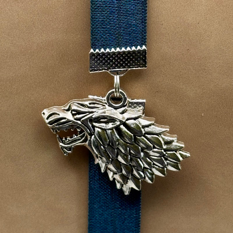 Game of Thrones House Stark Dire Wolf Elastic Bookmark