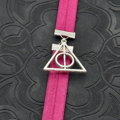 Harry Potter Deathly Hallows Elastic Bookmark