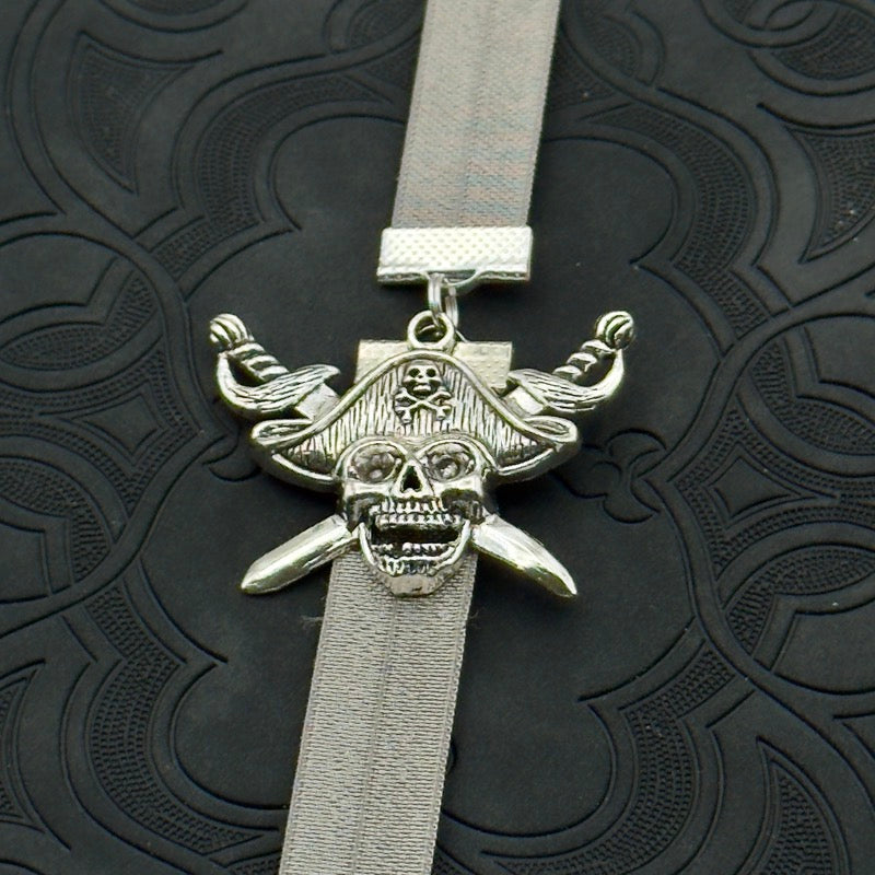 Pirates of the Caribbean Jolly Roger Elastic Bookmark