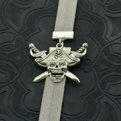 Pirates of the Caribbean Jolly Roger Elastic Bookmark