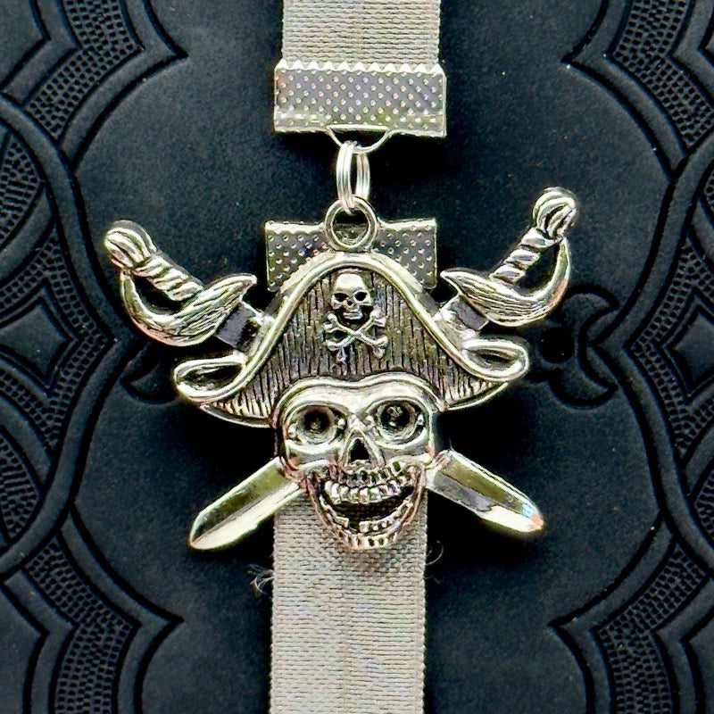 Pirates of the Caribbean Jolly Roger Elastic Bookmark