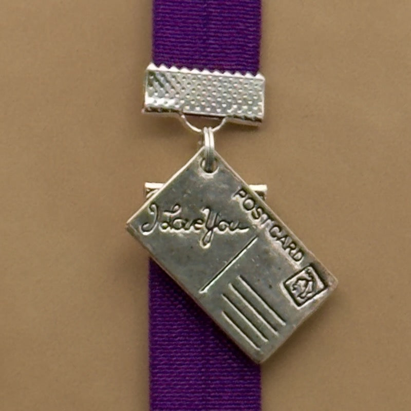 Classic Postcard Elastic Bookmark