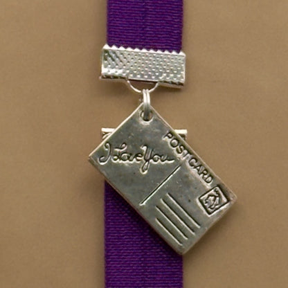 Classic Postcard Elastic Bookmark