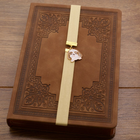 Cute Shih Tzu Elastic Bookmark