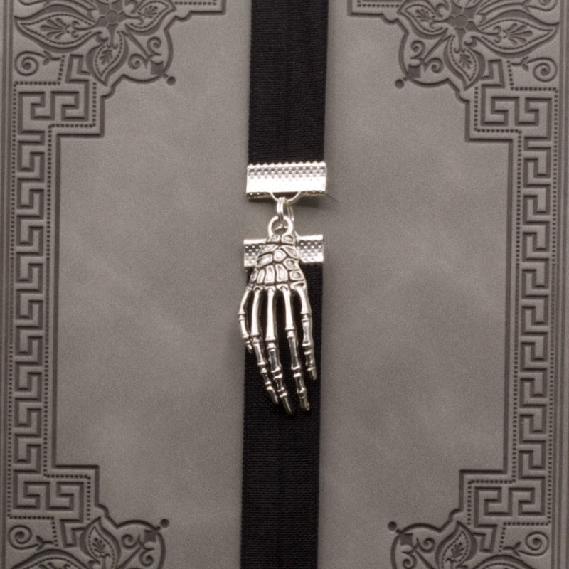 Skeleton Hand Bookband Elastic Bookmark