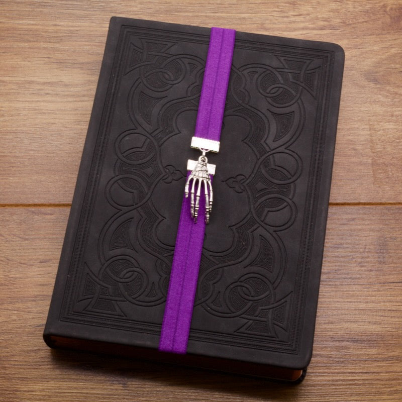 Skeleton Hand Bookband Elastic Bookmark