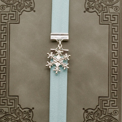 Snowflake Bookband Elastic Bookmark